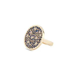 Sapphire Galaxy Ring