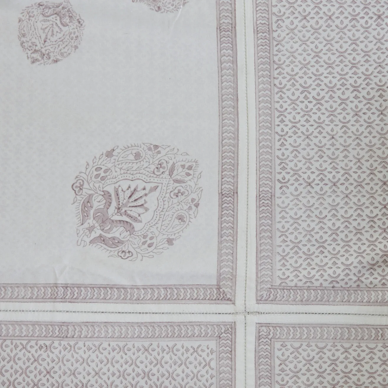 Sara Paisley Hand Block Printed Duvet Cover