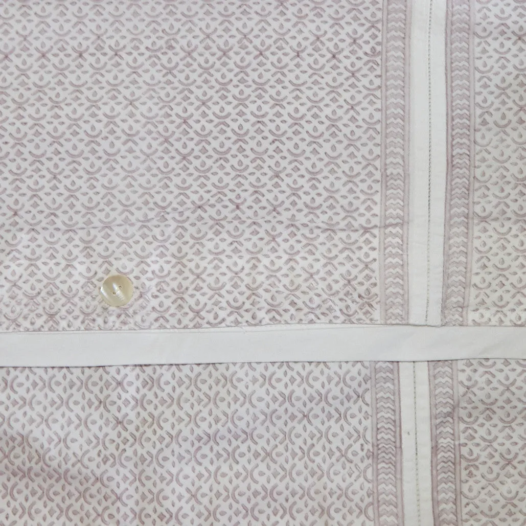 Sara Paisley Hand Block Printed Duvet Cover
