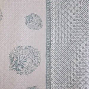 Sara Paisley Hand Block Printed Duvet Cover
