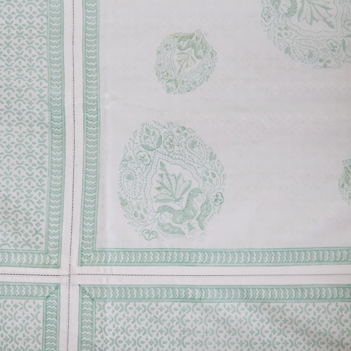Sara Paisley Hand Block Printed Duvet Cover