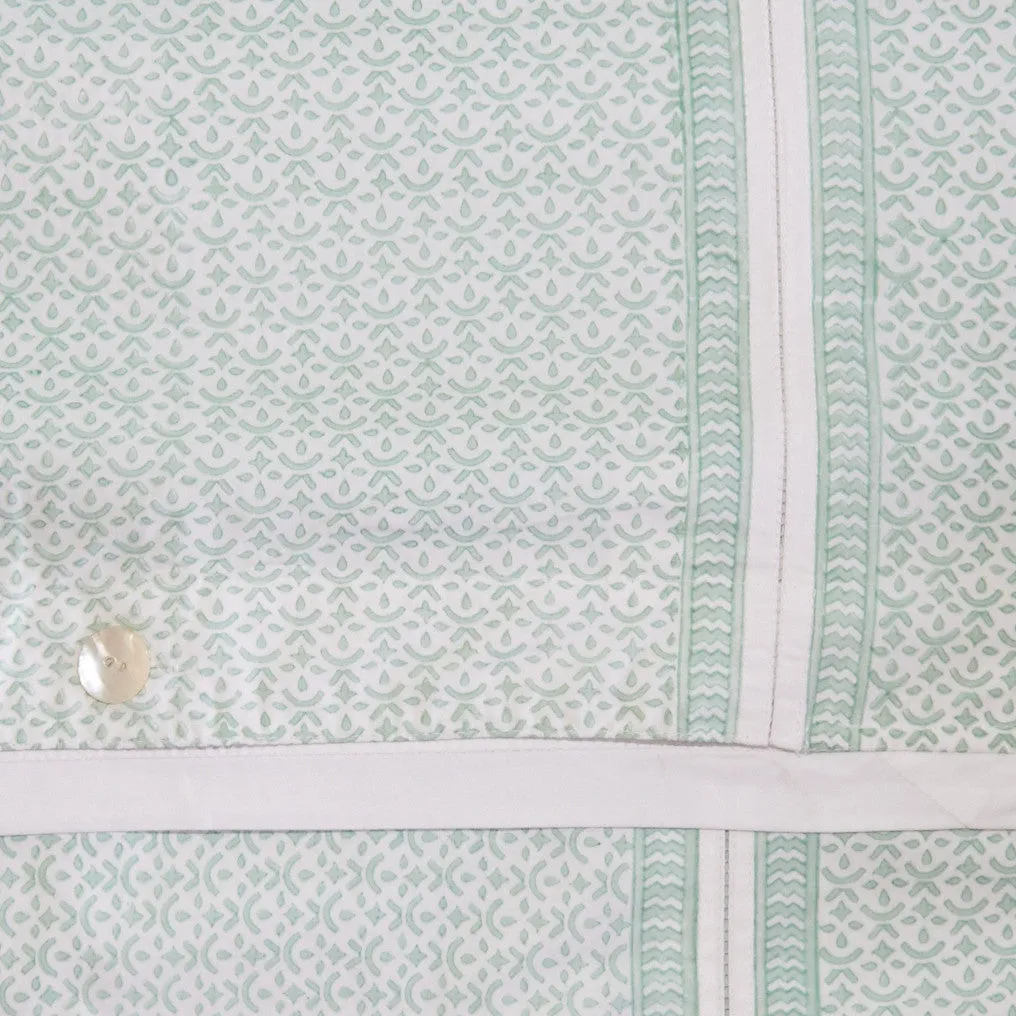 Sara Paisley Hand Block Printed Duvet Cover