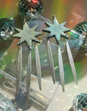 SECONDS SALE | ADDITIONAL 20% Off | Shooting Star Earrings | Holographic
