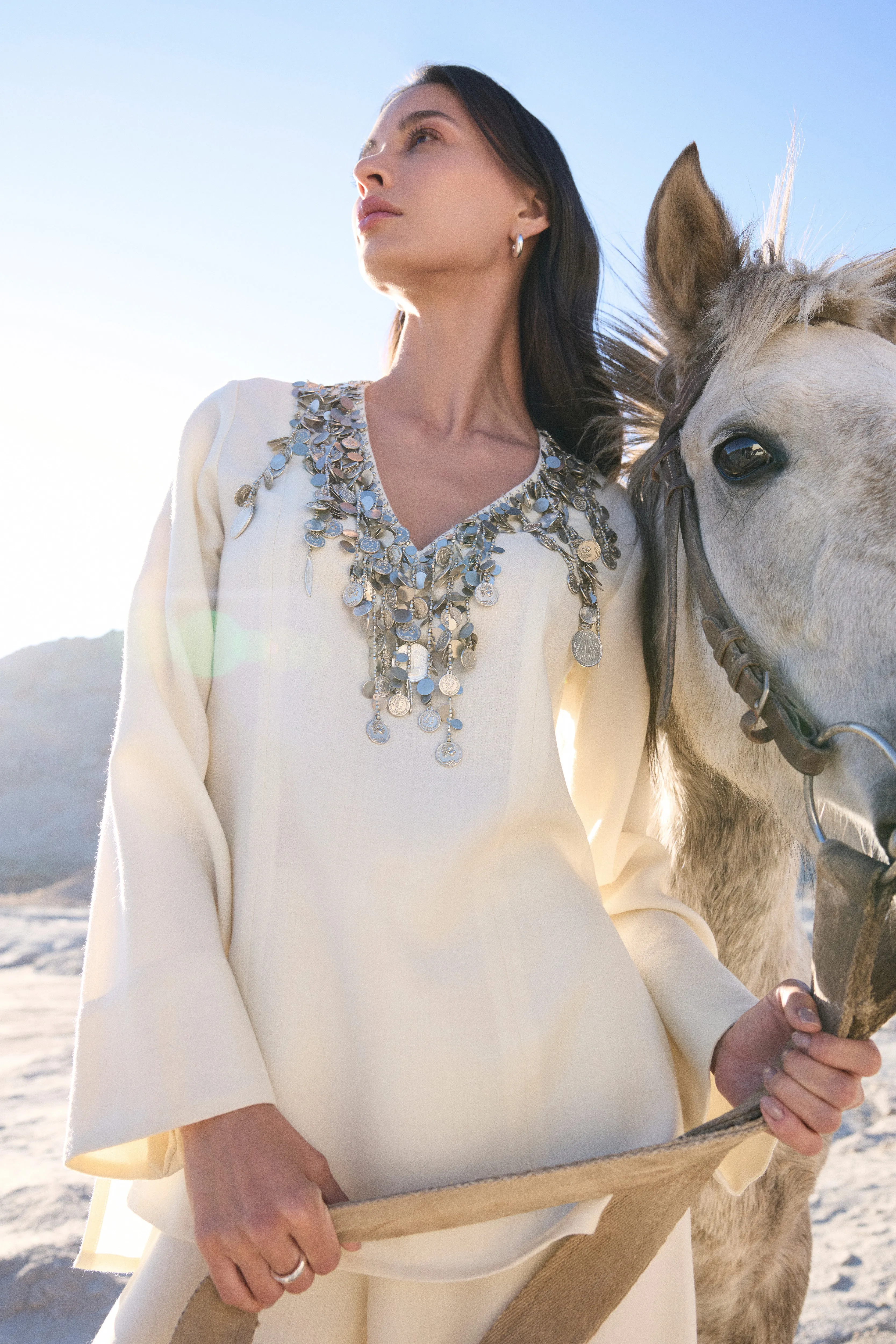 Shey Woollen Top (Ivory)