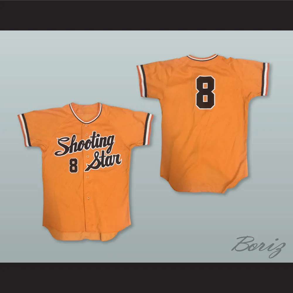 Shooting Star 8 Orange Baseball Jersey