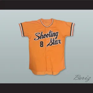 Shooting Star 8 Orange Baseball Jersey