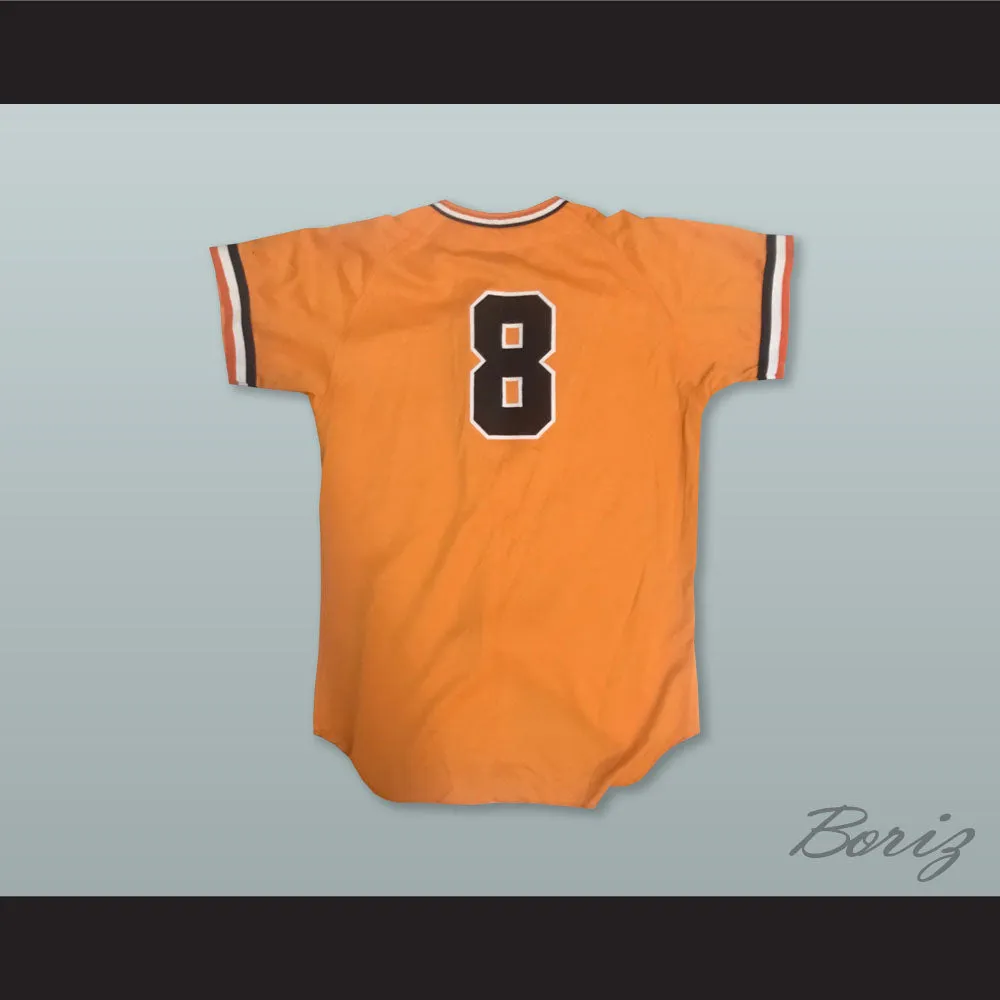 Shooting Star 8 Orange Baseball Jersey