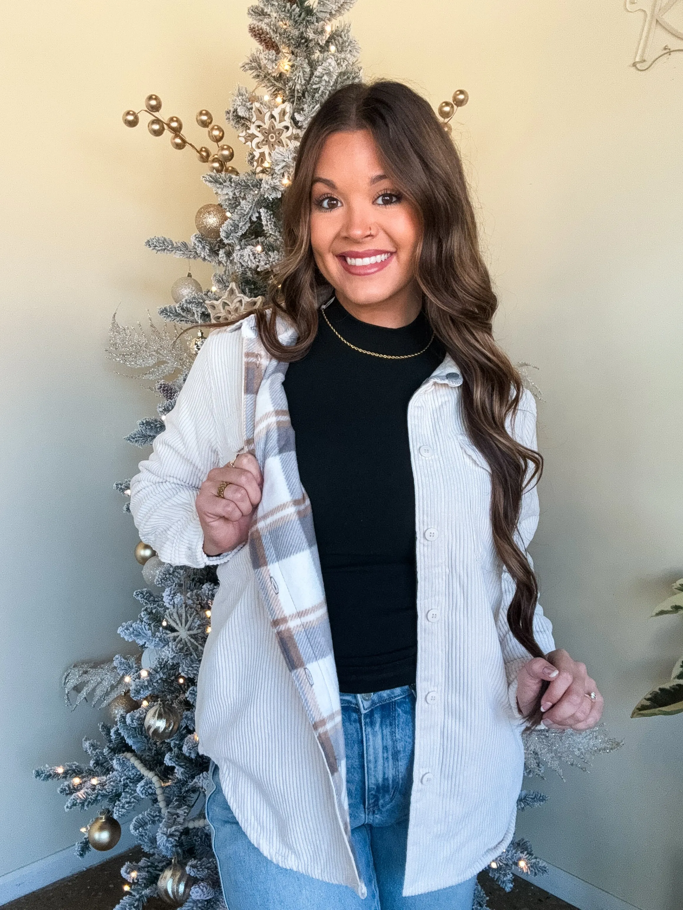 SOFT SIDE REVERSIBLE SHACKET