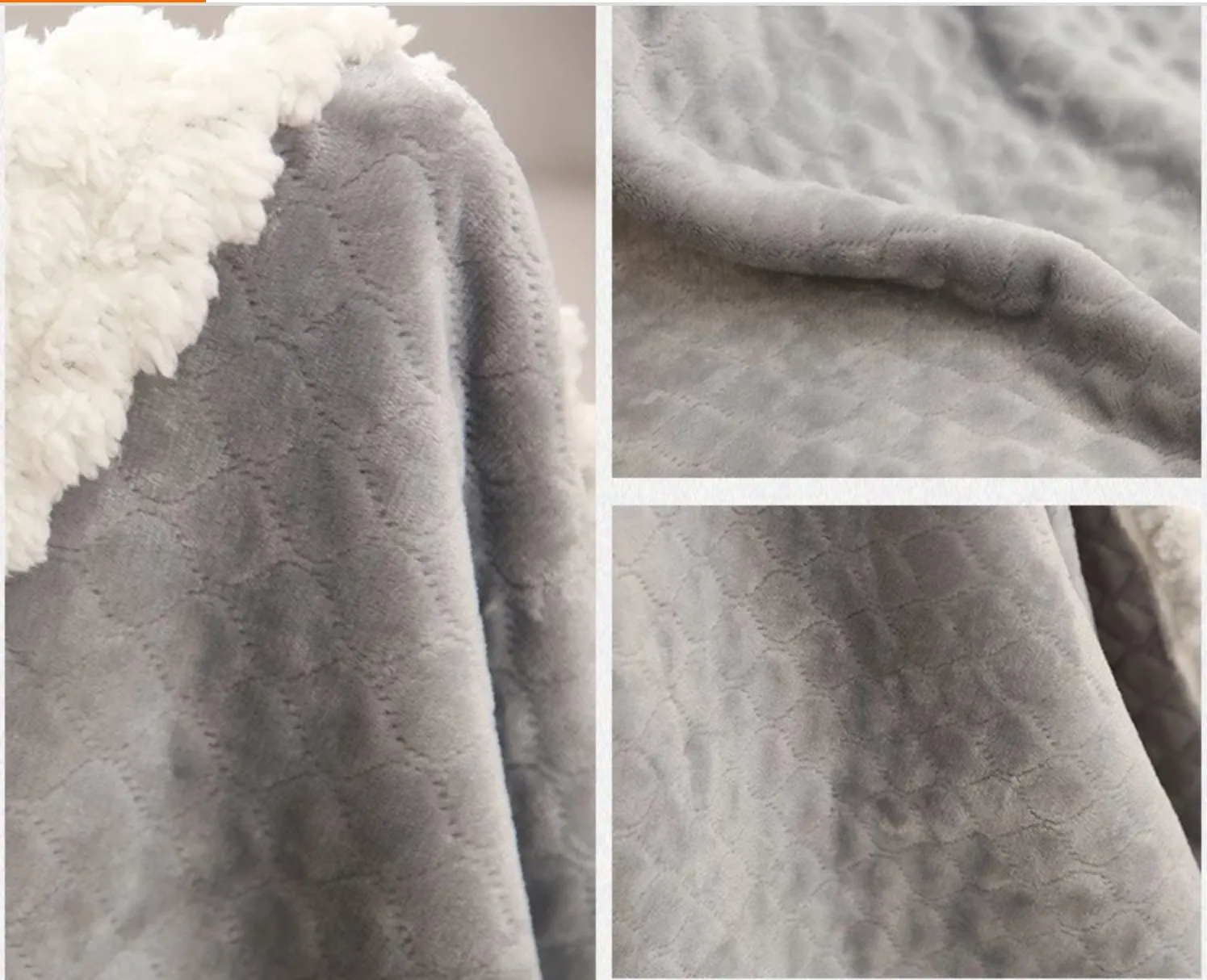 Soft Solid Coral Fleece Throw/Blanket for Toddlers