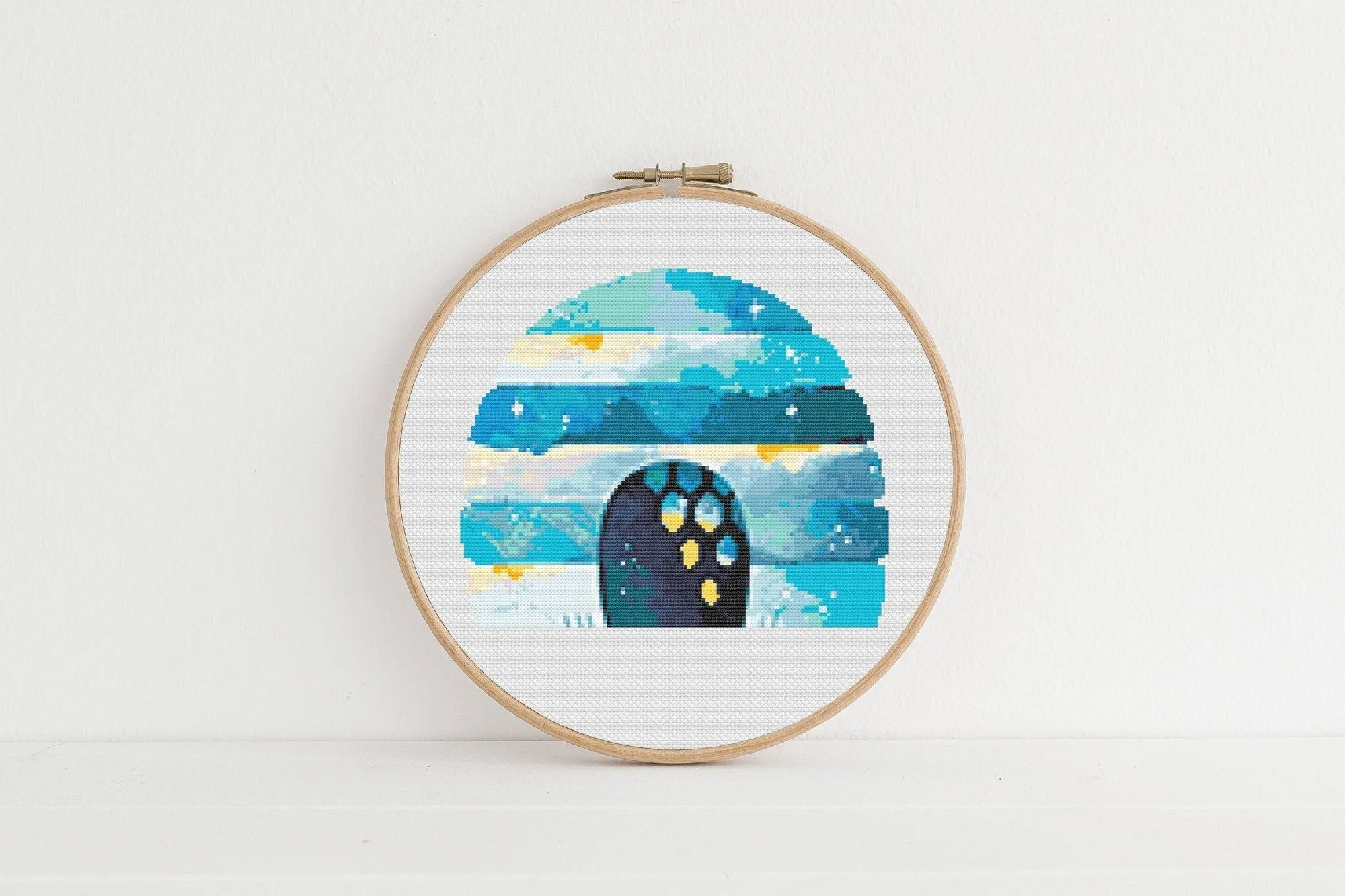 Space Bee Hive Cross Stitch Pattern #1946