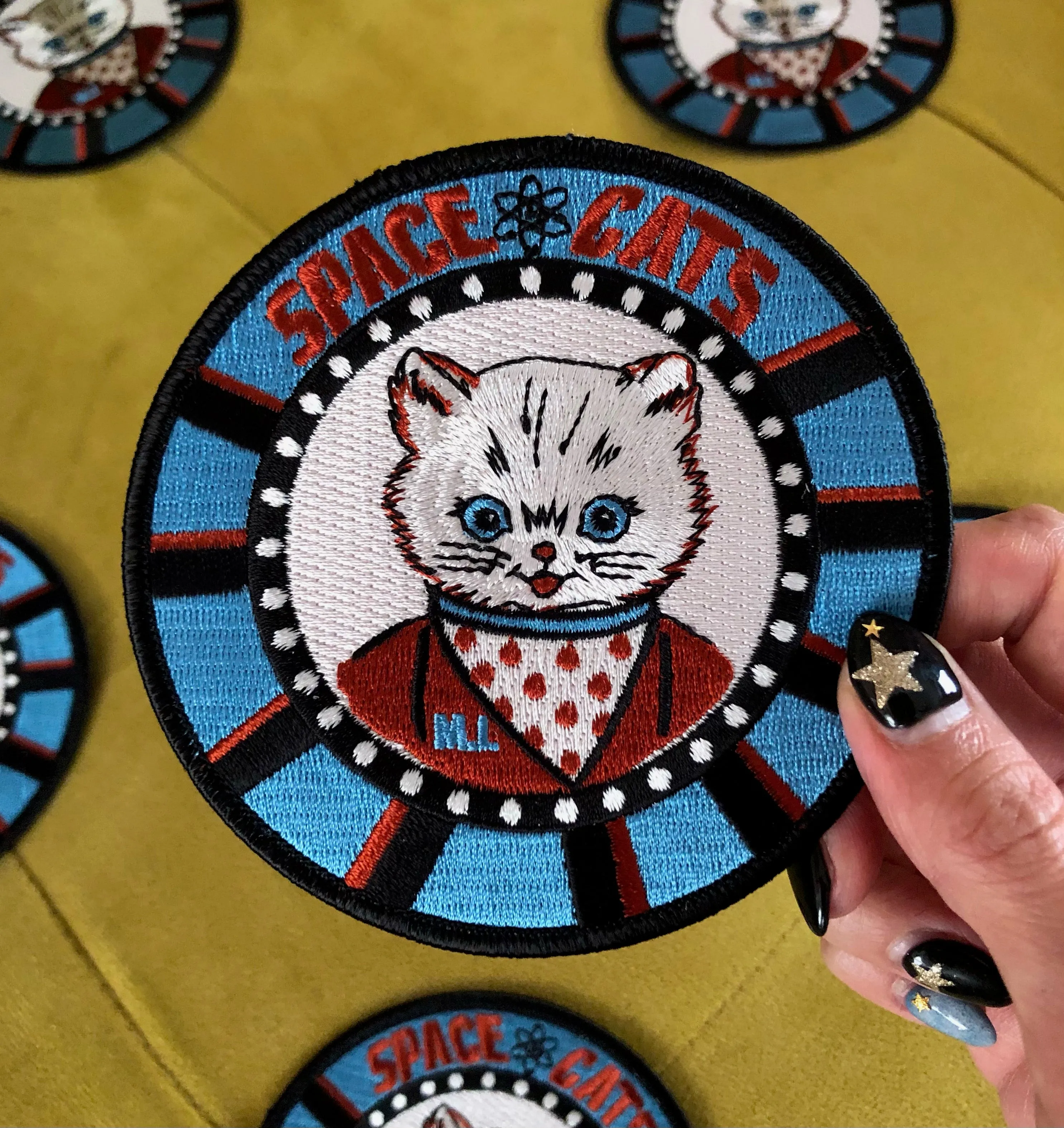 SPACE CATS IRON ON PATCHES