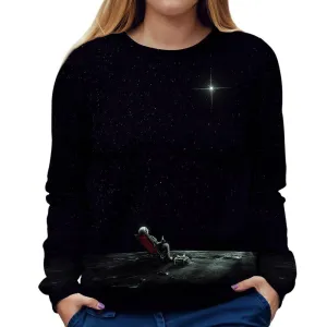 Space Chill Womens Sweatshirt
