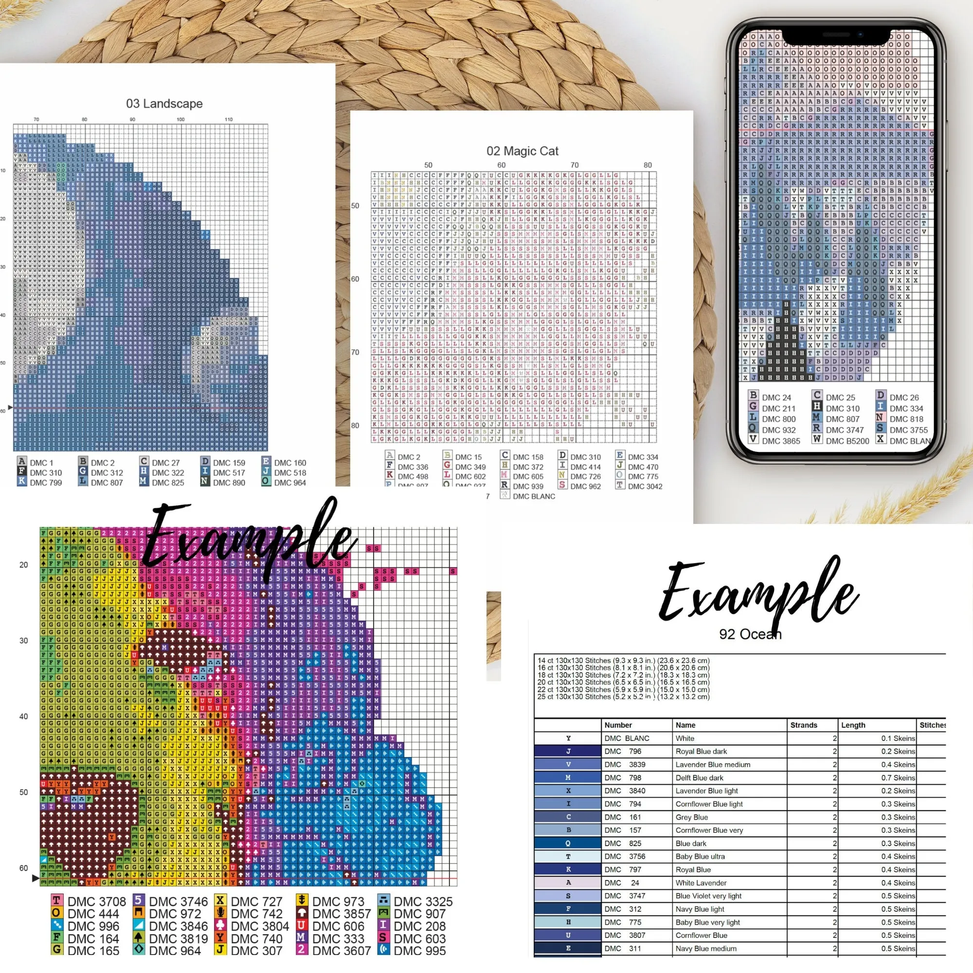 Space Dino Cross Stitch Pattern #1829
