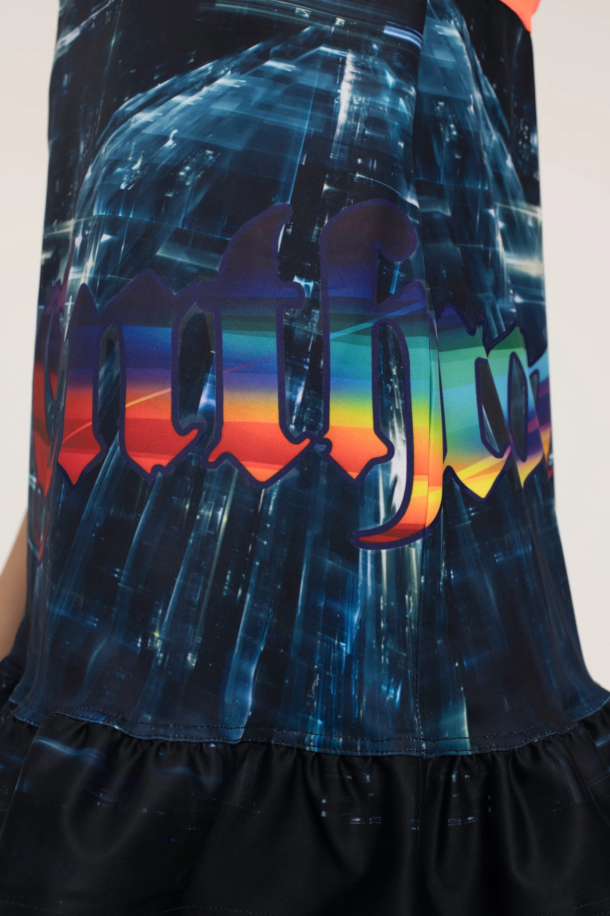 Space Graffiti Cross-Backed Top