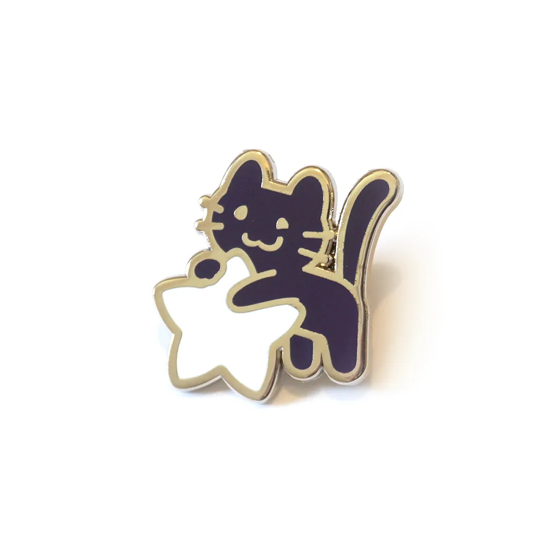 Space Kitten (black) | Enamel Pin