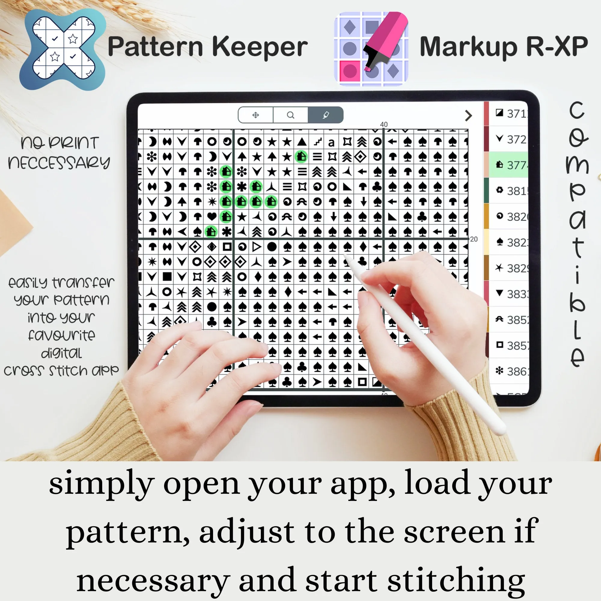 Space Manatee Cross Stitch Pattern #1779