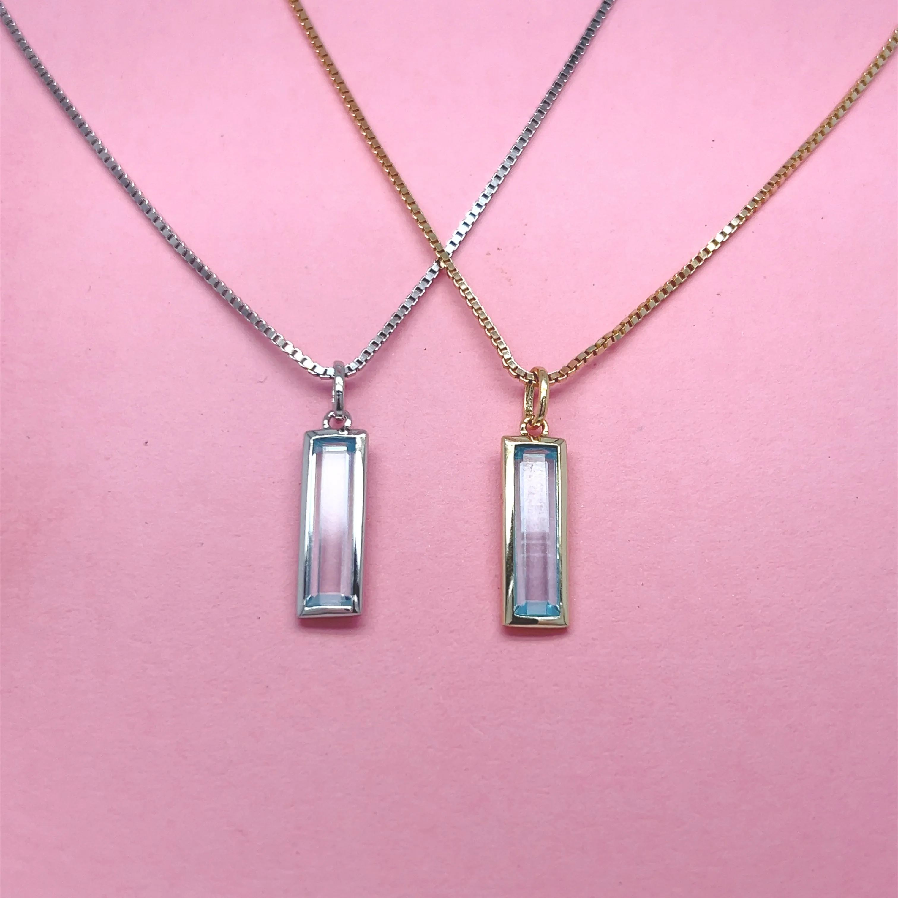 Space Milk Necklace - Blue