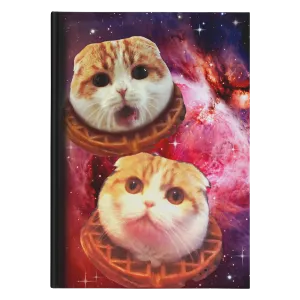 Space Waffles Hardcover Notebook