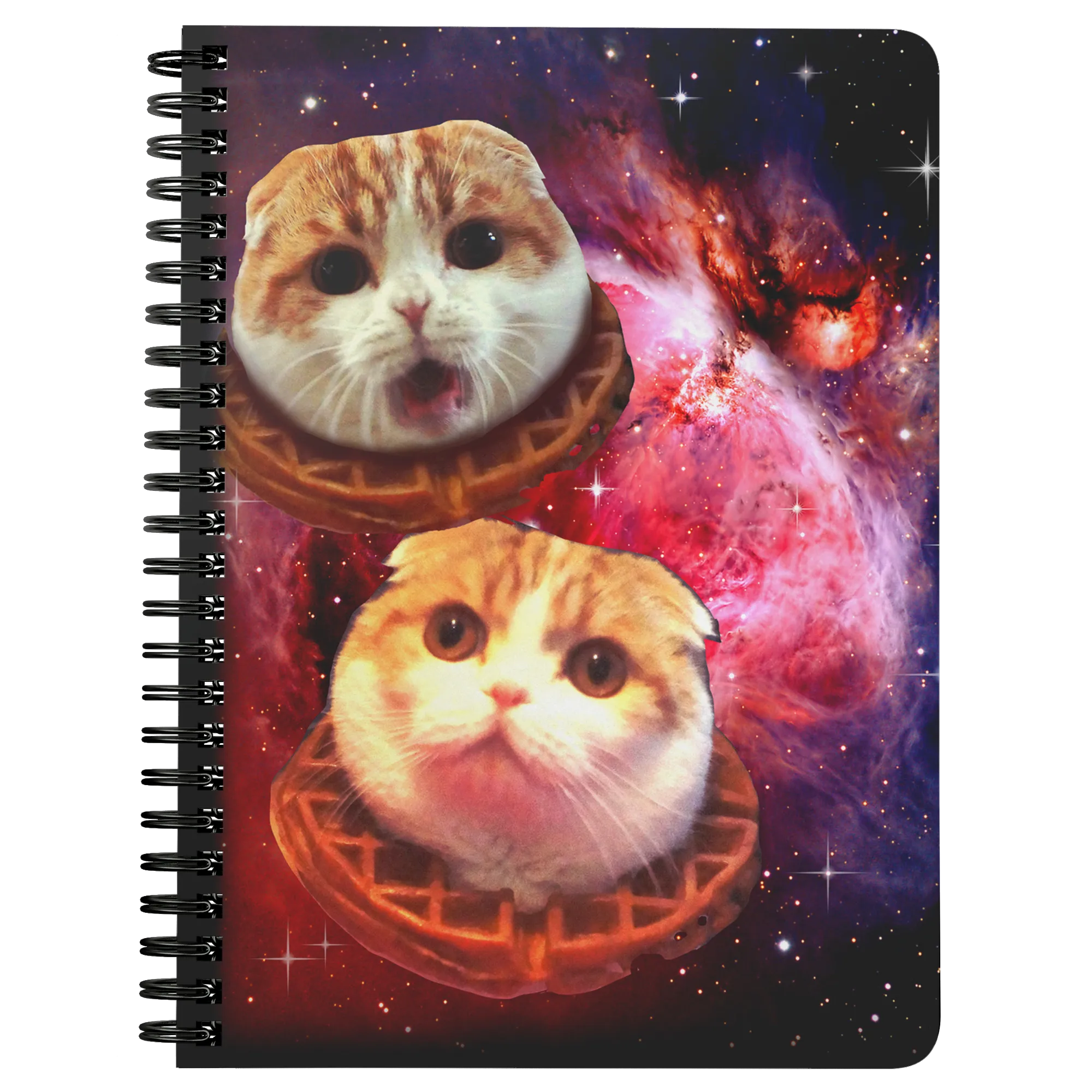 Space Waffles Spiralbound Notebook