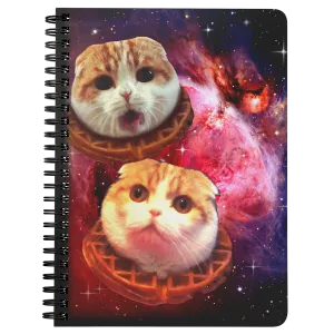Space Waffles Spiralbound Notebook