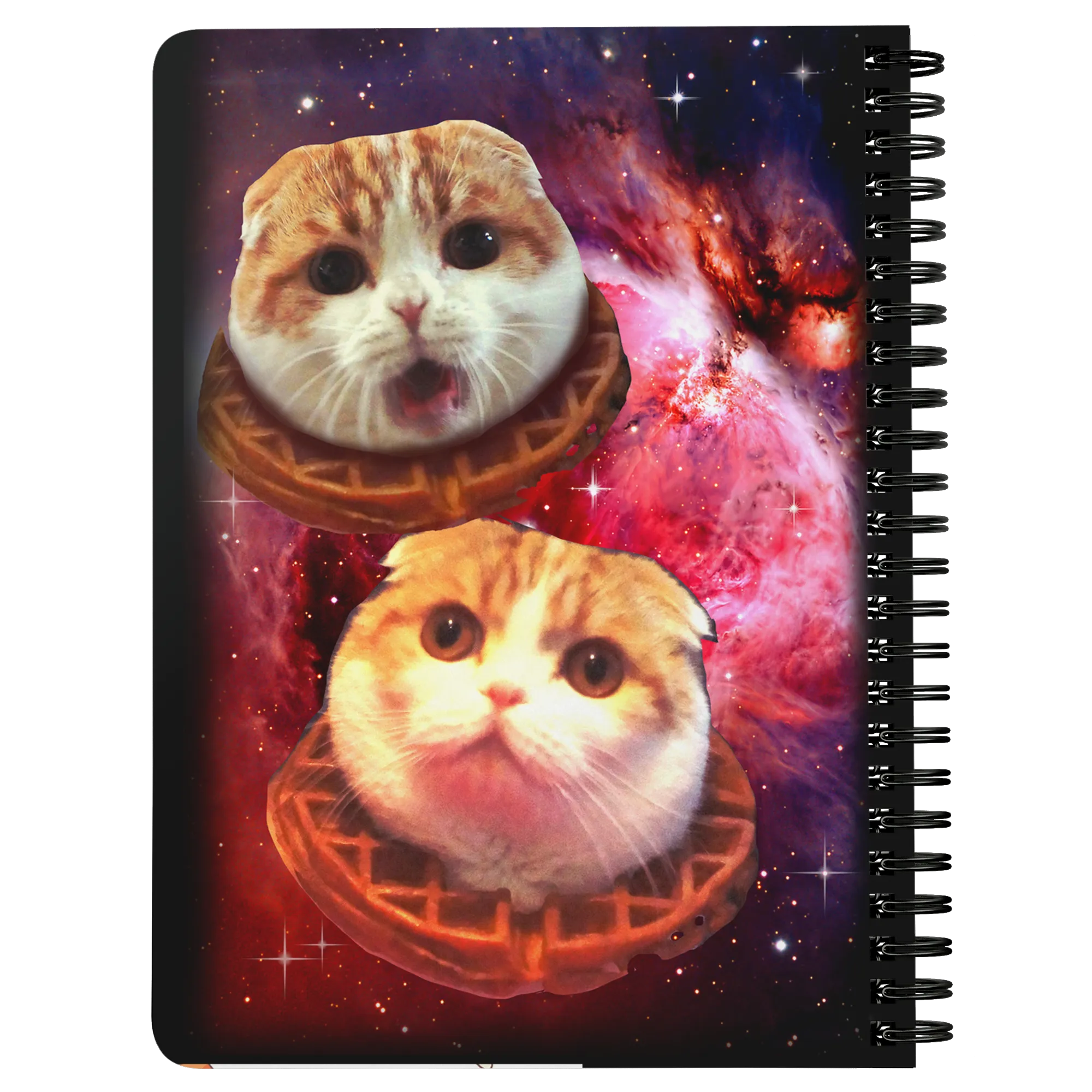 Space Waffles Spiralbound Notebook