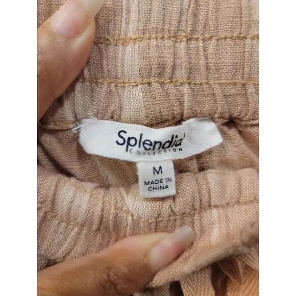 Splendid Linen Striped Shorts