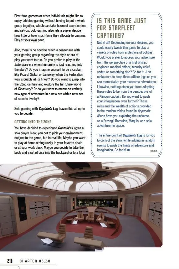 STA Captain's Log Solo Roleplaying Game PDF