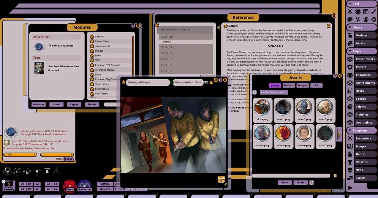 Star Trek Adventures Core Rulebook Fantasy Grounds (VTT)
