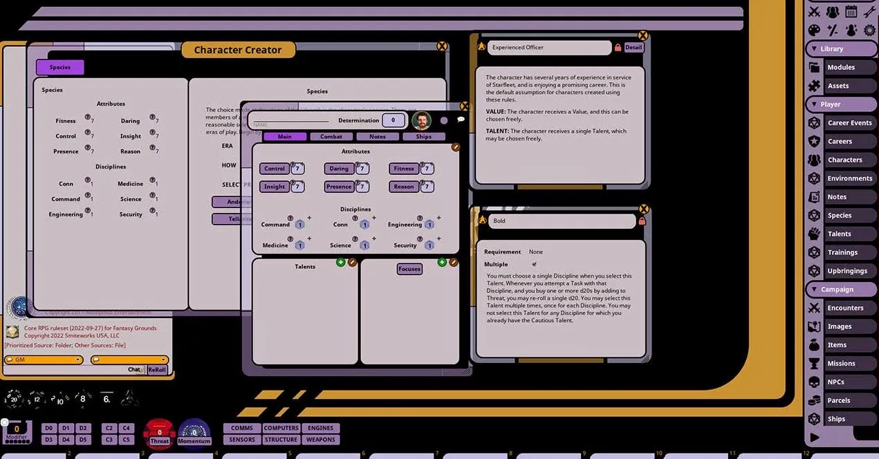 Star Trek Adventures Core Rulebook Fantasy Grounds (VTT)