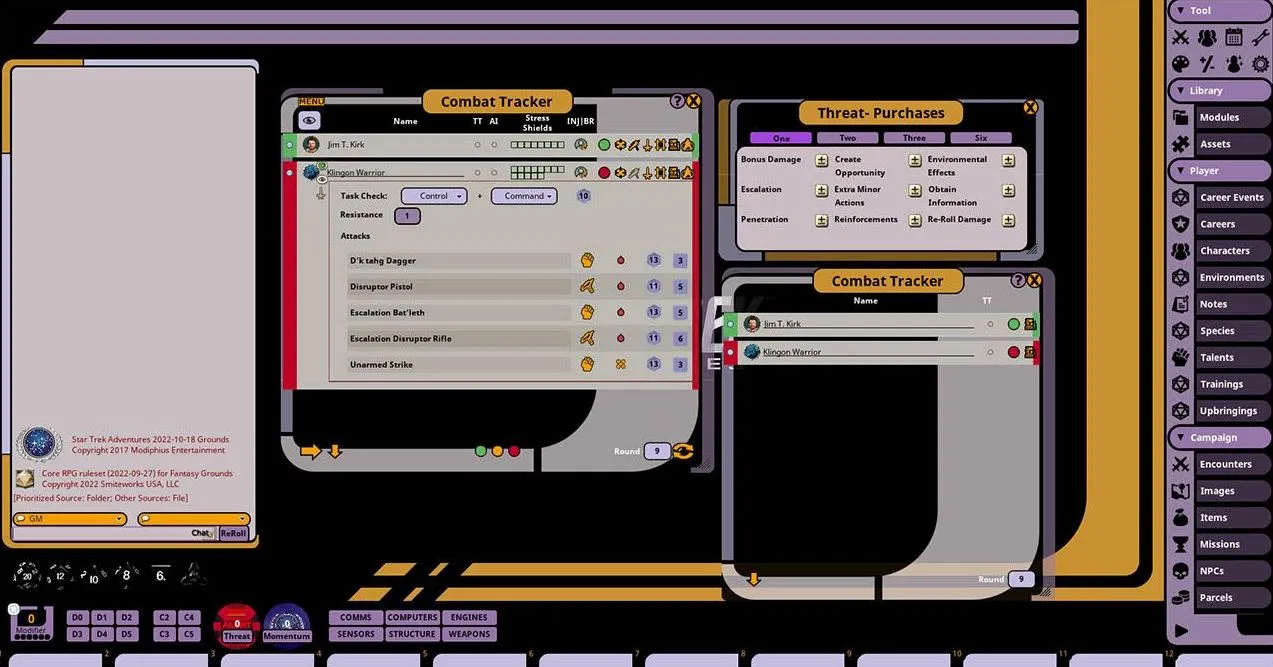 Star Trek Adventures Core Rulebook Fantasy Grounds (VTT)
