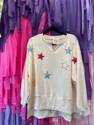 Starlette Sweatshirt: Ivory