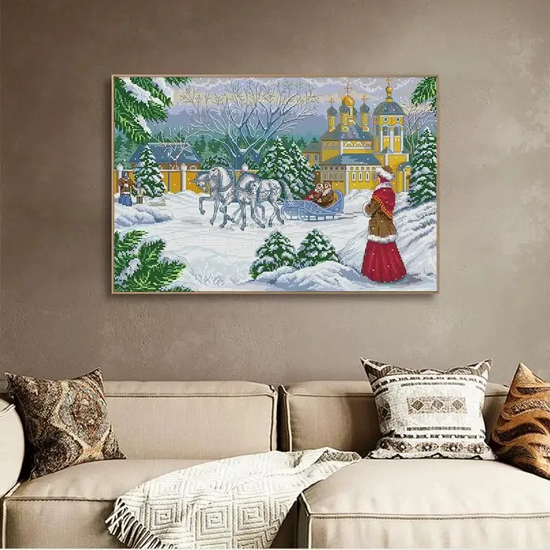 Stitch Xmas Waiting in the Snow