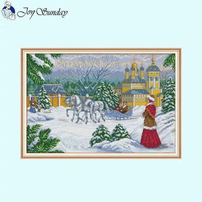 Stitch Xmas Waiting in the Snow