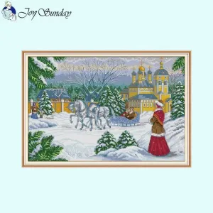 Stitch Xmas Waiting in the Snow