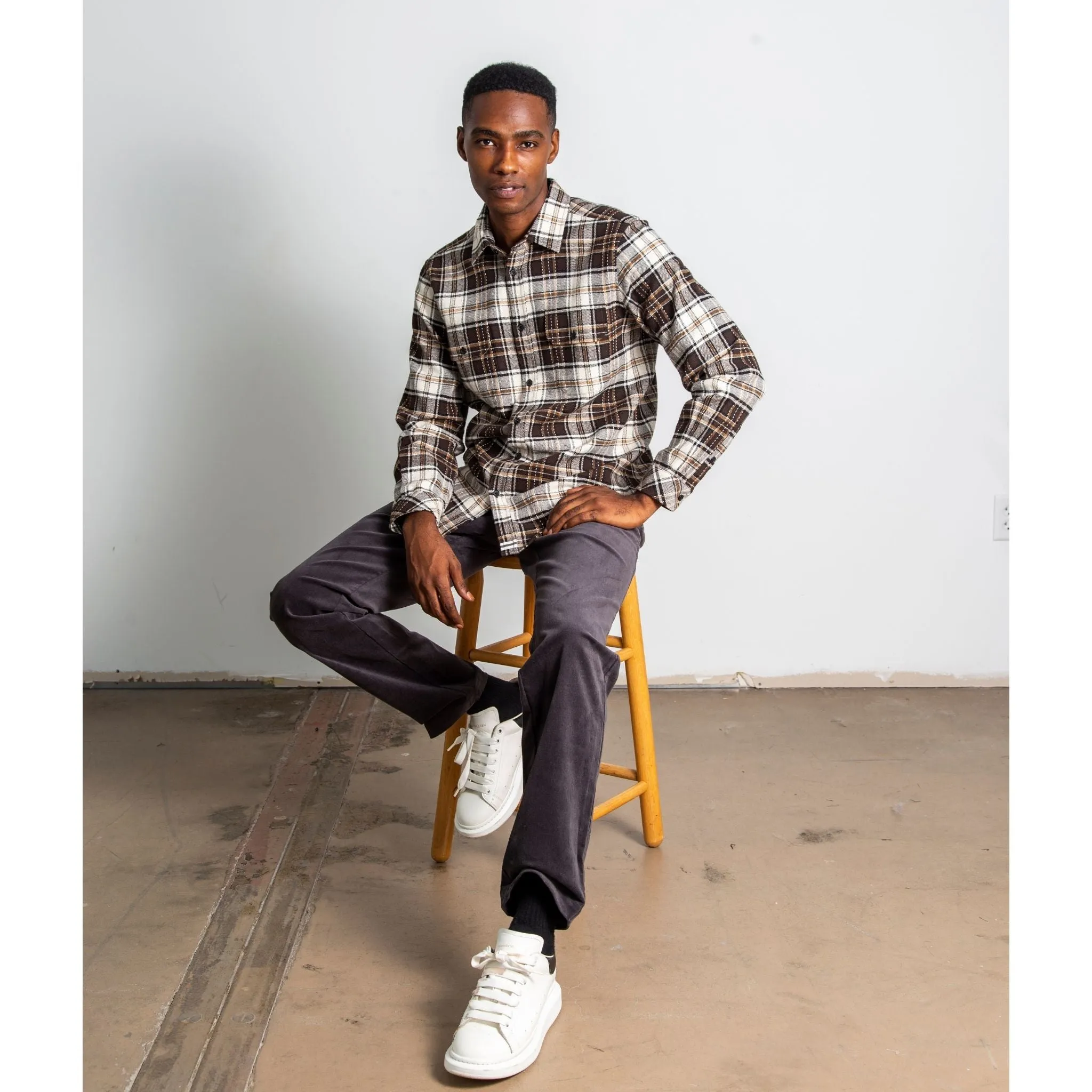 Stratton Long Sleeve Flannel Shacket