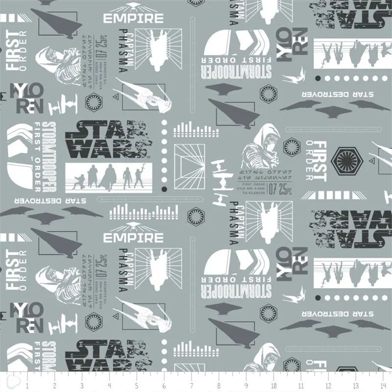 The Last Jedi Empire Silhouettes in Stone