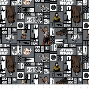 The Last Jedi Star Wars Resistance Heroes in grey