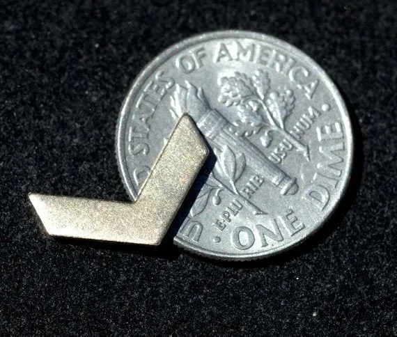 Tiny metal Chevron blanks