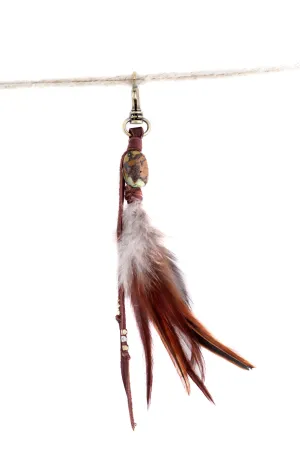 Turquoise Feather Purse Jewelry