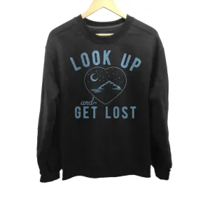 Unisex Look Up and Get Lost Sweatshirt - Astronomy Shirt