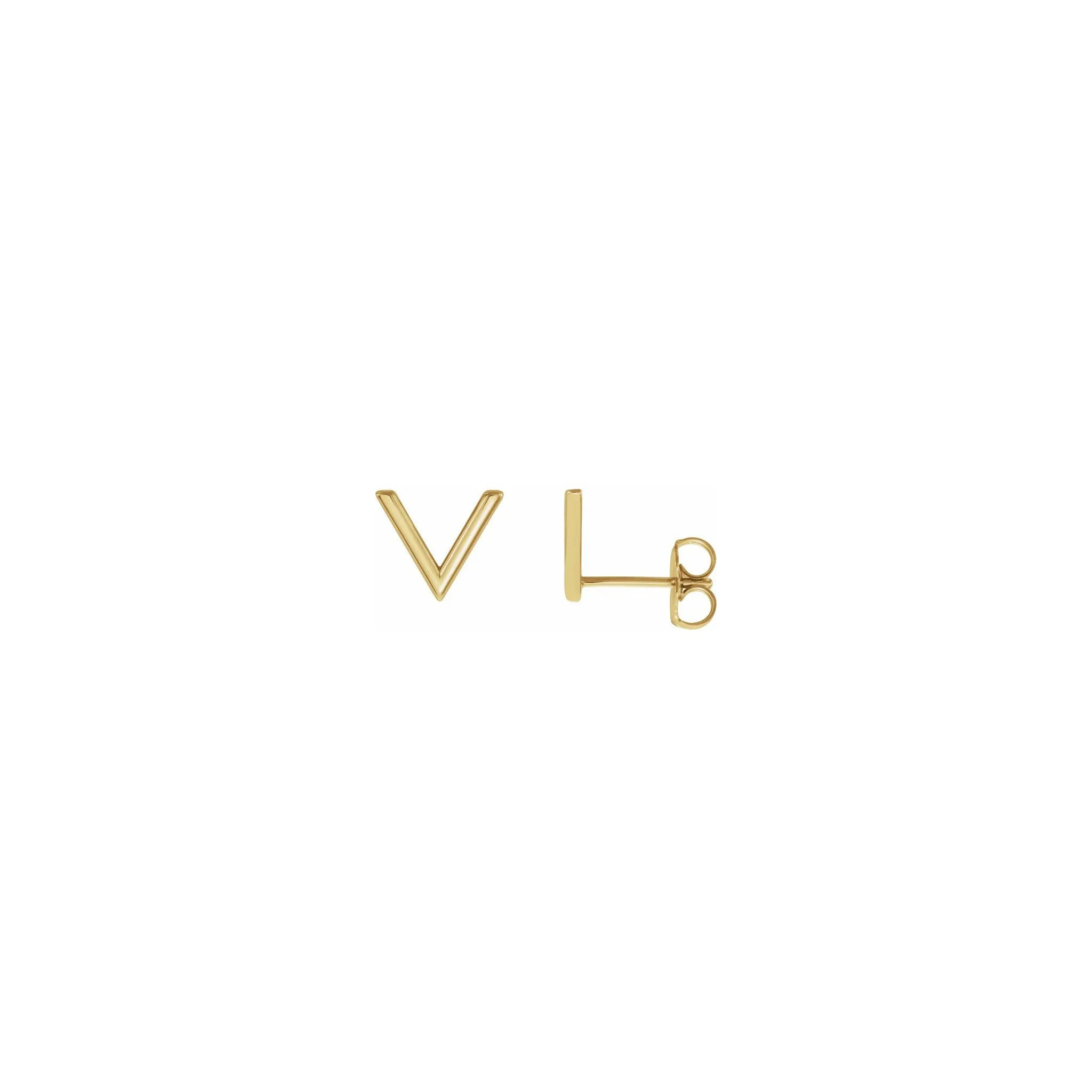 V Stud Earrings