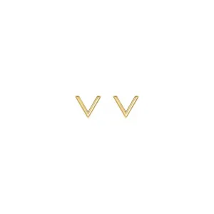 V Stud Earrings