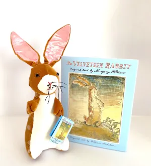 Velveteen rabbit soft toy   Book set