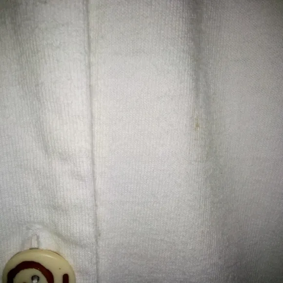 Vintage 90's Focus 2 Piece Dress Set White with Cat Theme Size L
