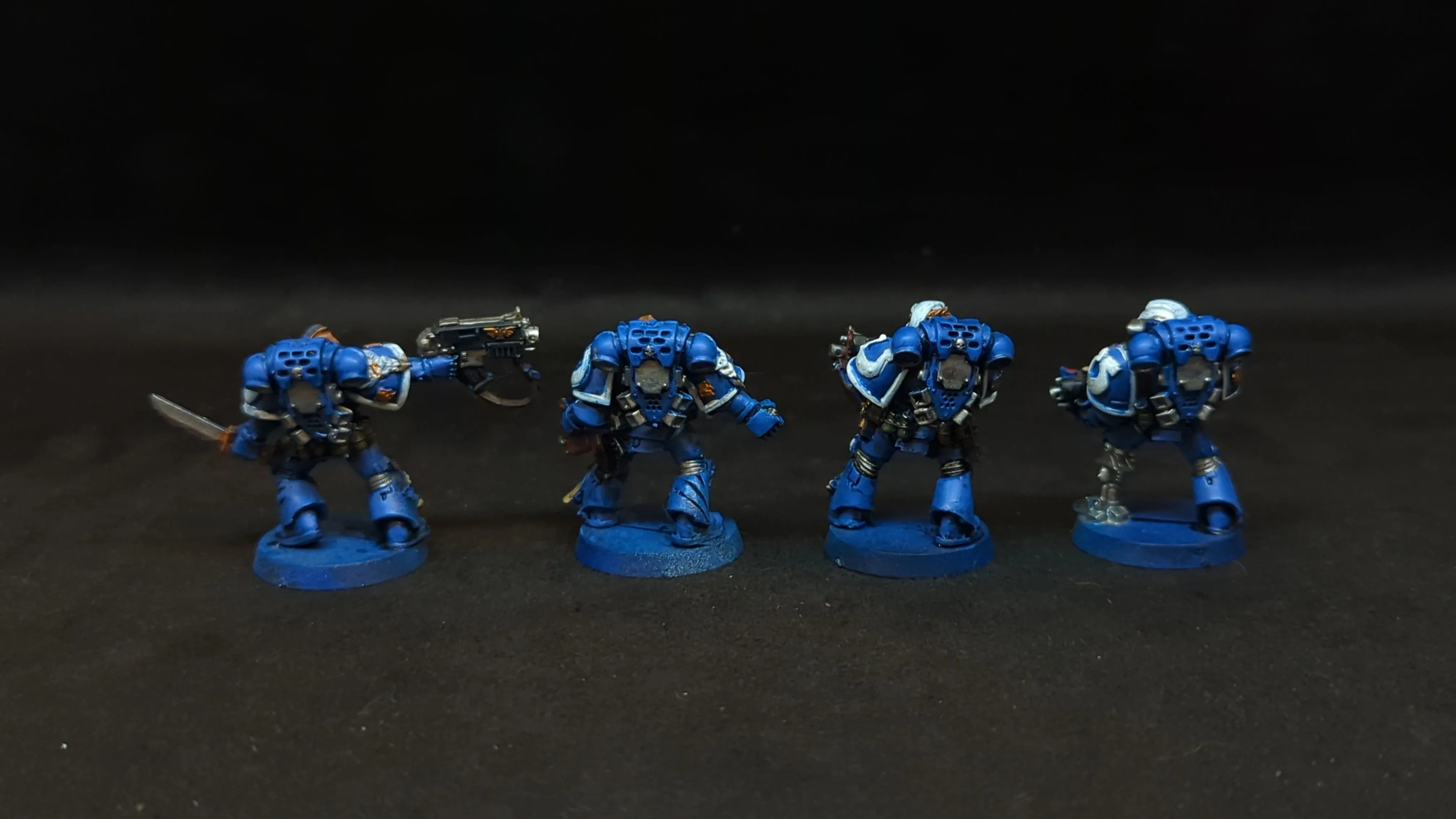 Warhammer 40k Space Marines Tyranic Wars Veteran x4