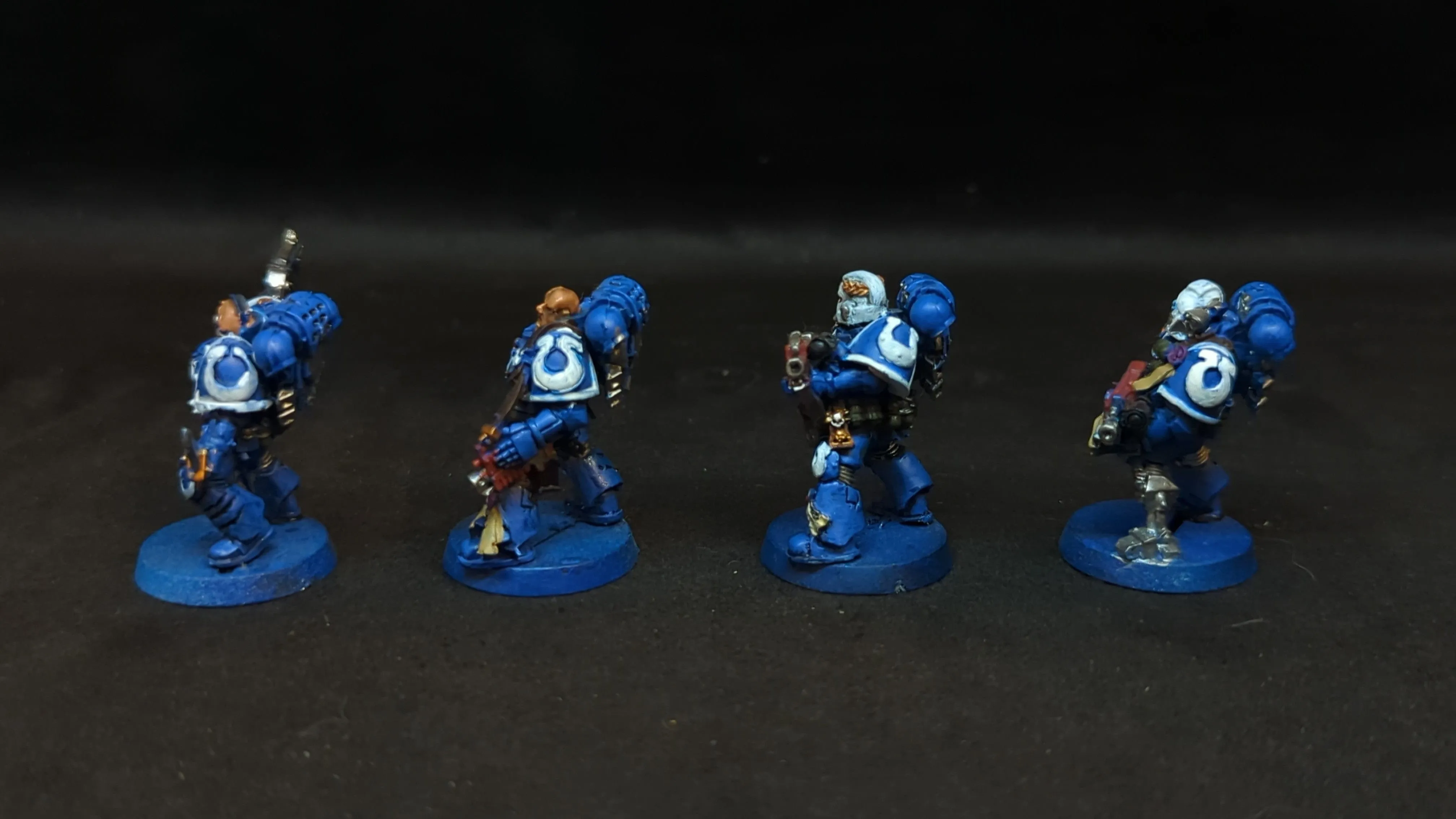 Warhammer 40k Space Marines Tyranic Wars Veteran x4