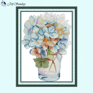 Watercolour Hydrangea Flowers