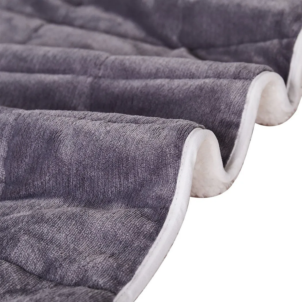 Weighted Blanket Heavy Gravity Deep Relax Ultra Soft 9KG Adults Grey
