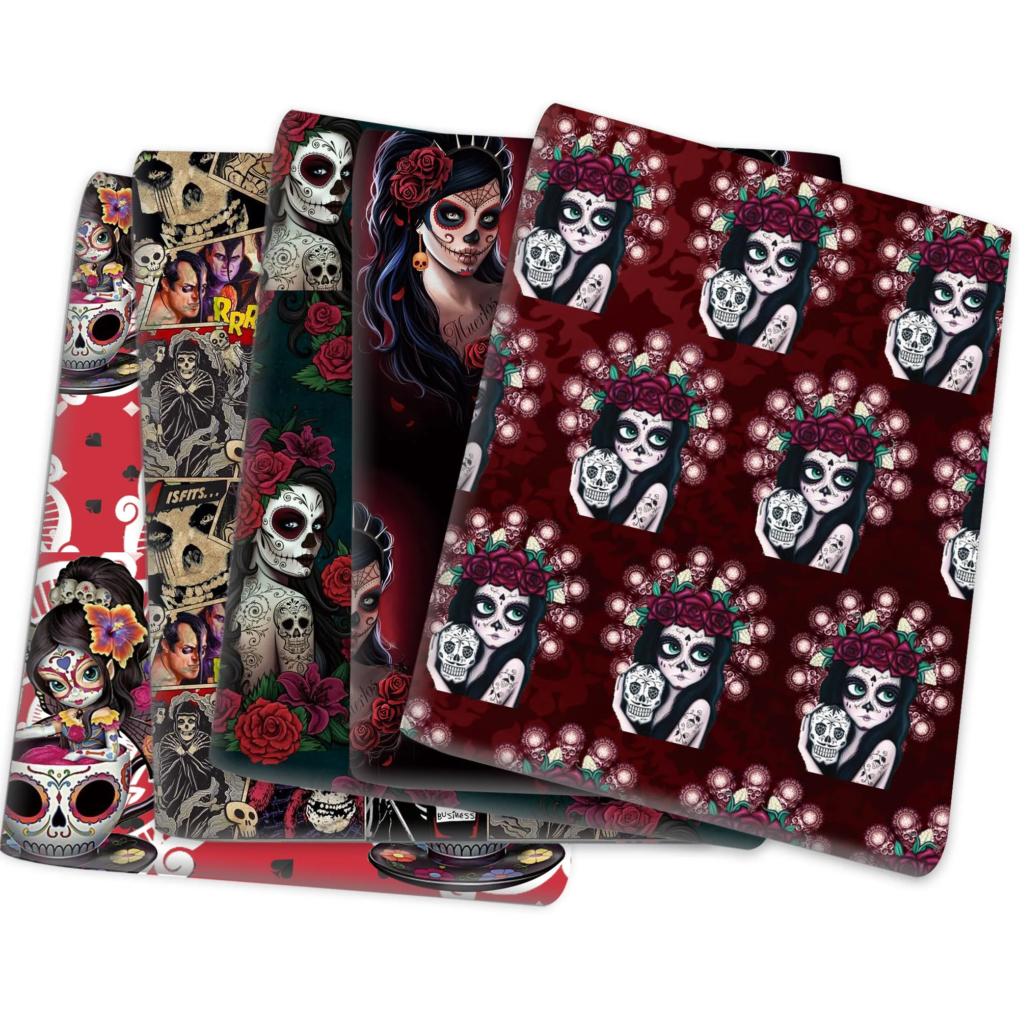 Witch Theme Printed Fabric