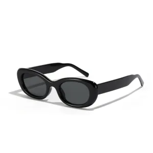 Xunge Glasses Star New Oval All-Match Sunglasses Men's Gray European and American Uv Sunglasses Women's Hot